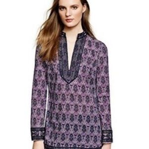 Tory Burch Tory Tunic in Dynasty Purple
